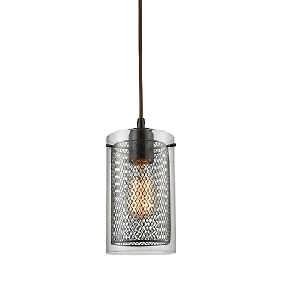 Brant 1 Light Pendant in Oil Rubbed Bronze