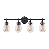 Jaelyn 4 Light Vanity in Oil Rubbed Bronze