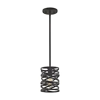 Vorticy 1 Light Pendant in Oil Rubbed Bronze