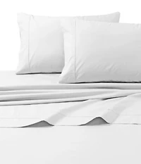 Tribeca Living 300 Thread Count Cotton Percale Extra Deep Pocket Sheet Set