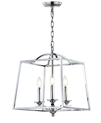 Jonathan Y Gloria 3-Light Metal Led Pendant