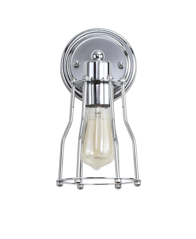 Jonathan Y Evelyn -Light Metal Vanity Light