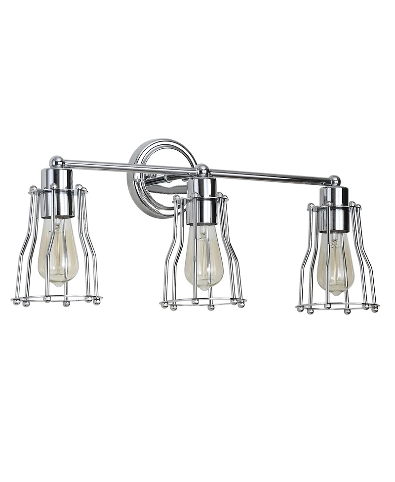 Jonathan Y Evelyn 3-Light Metal Vanity Light