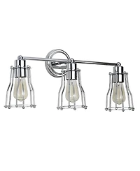 Jonathan Y Evelyn 3-Light Metal Vanity Light