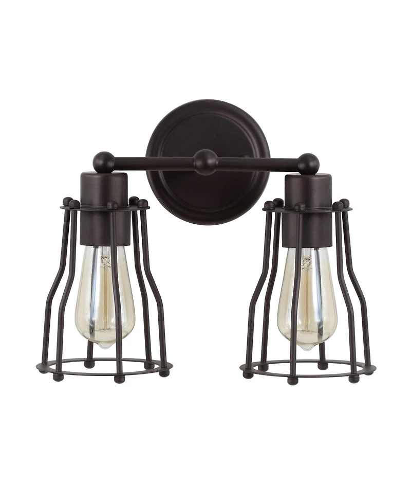 Jonathan Y Evelyn -Light Metal Vanity Light