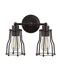 Jonathan Y Evelyn -Light Metal Vanity Light