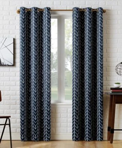 Kenwood Chevron Print Blackout Curtain Collection