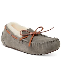Fireside By Dearfoams Women's Victoria Genuine Shearling Moccasin Slipper