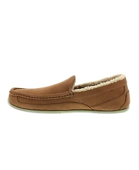 Slipperooz Men's Spun Indoor Outdoor S.u.p.r.o. Sock Cozy Moccasin Slipper