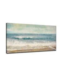 Ready2HangArt 'Beach Flashback' Beach Style Abstract Canvas Wall Art