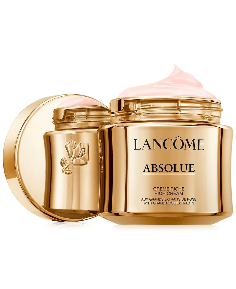 Lancome Absolue Revitalizing & Brightening Rich Cream With Grand Rose Extracts, 2 oz.