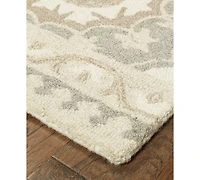 Oriental Weavers Craft 93003 Gray/Sand 2'6" x 8' Runner Area Rug