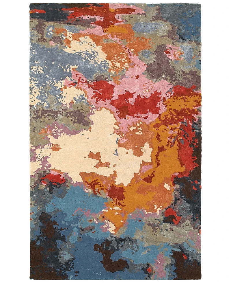 Oriental Weavers Galaxy 21908 Multi/Pink 5' x 8' Area Rug
