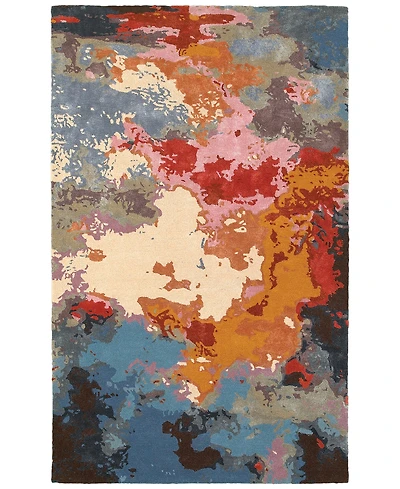 Oriental Weavers Galaxy 21908 Multi/Pink 5' x 8' Area Rug