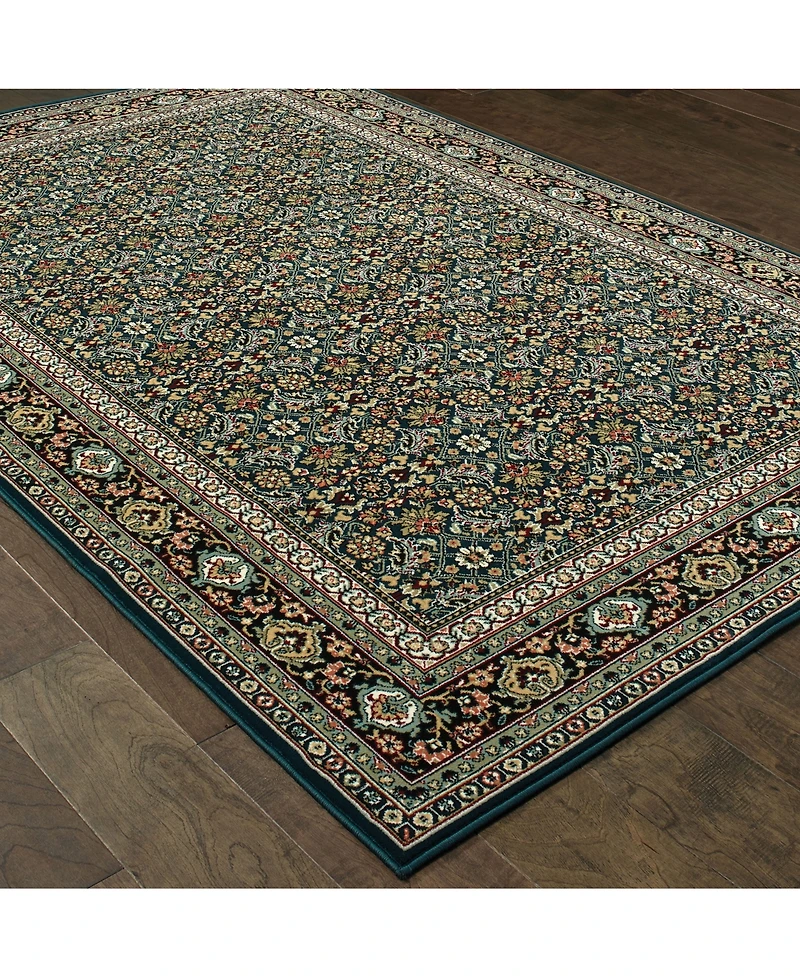 Closeout! Oriental Weavers Kashan 180L Navy/Multi 3'10" x 5'5" Area Rug