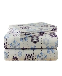 Pointehaven Snow Drop Luxury Weight Flannel Sheet Sets
