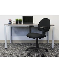 Boss Office Products Deluxe Posture Chair W/ Adjustable Arms