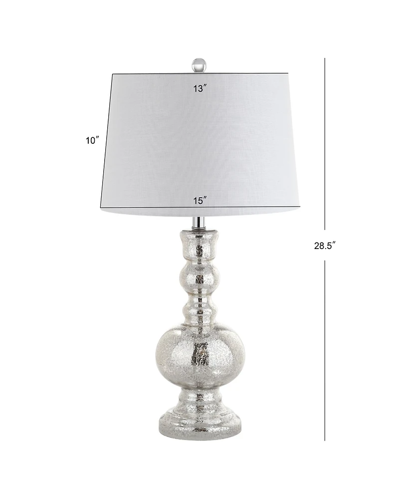 Jonathan Y Genie Glass Led Table Lamp - Set Of 2