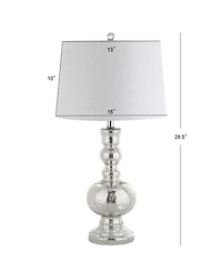 Jonathan Y Genie Glass Led Table Lamp - Set Of 2