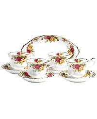 Royal Albert Old Country Roses 9 Piece Hostess Set