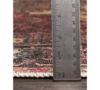 Livabliss Amelie Aml-2308 Rust Machine-Washable 5'3" x 7'3" Area Rug