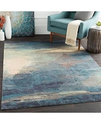 Livabliss Felicity Fct 8000 Sky Blue Area Rug Collection