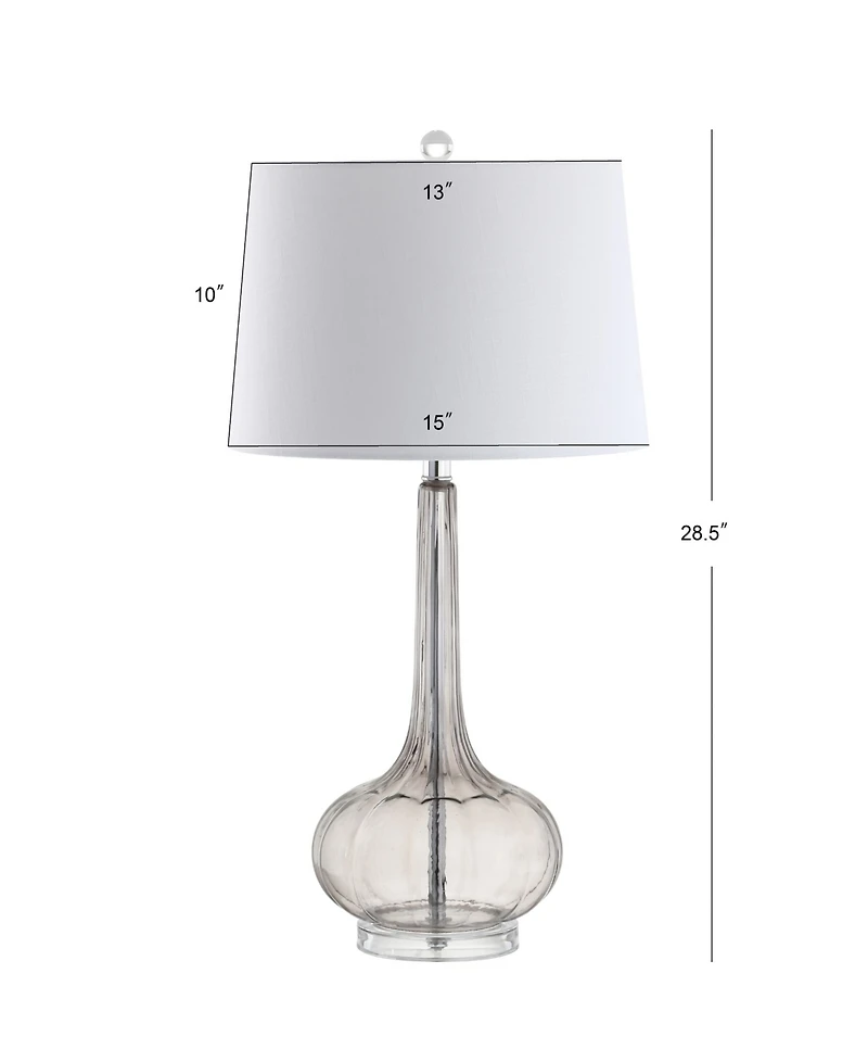Jonathan Y Bette Glass Teardrop Led Table Lamp - Set of 2