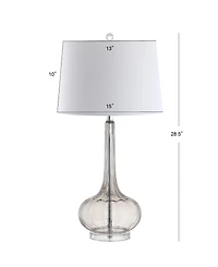 Jonathan Y Bette Glass Teardrop Led Table Lamp - Set of 2