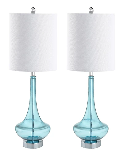 Jonathan Y Cecile Teardrop Led Table Lamp, Set of 2
