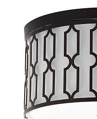 Jonathan Y Link 3-Light Metal Led Flush Mount