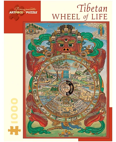 Tibetan Wheel of Life Jigsaw Puzzle- 1000 Pieces