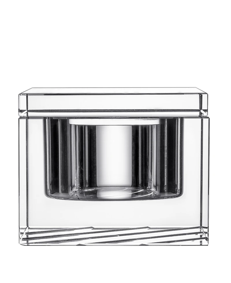 Orrefors Stripe Covered Box w/Lid