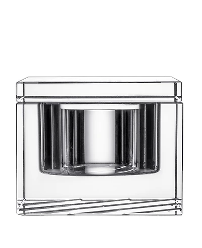 Orrefors Stripe Covered Box w/Lid