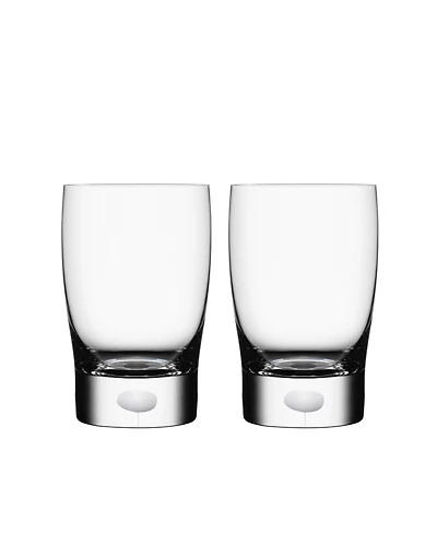 Orrefors Intermezzo Satin Small Tumbler/Juice Pair