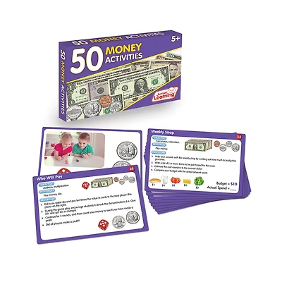 Junior Learning 50 Money Activities Learning Set