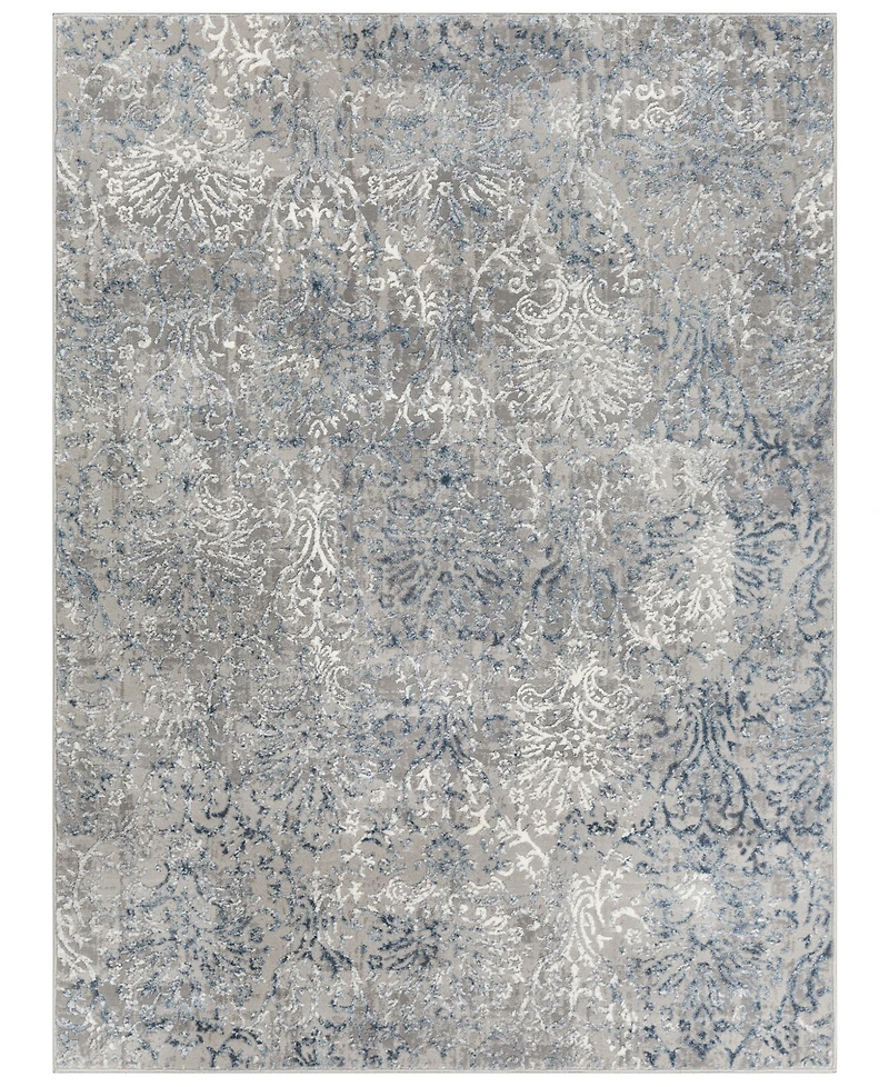 Livabliss Katmandu Kat-2303 Navy 5'3" x 7'3" Area Rug