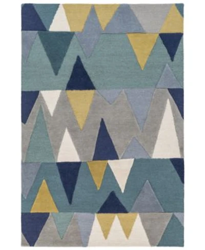 Livabliss Kennedy Kdy 3012 Bright Blue Area Rug Collection