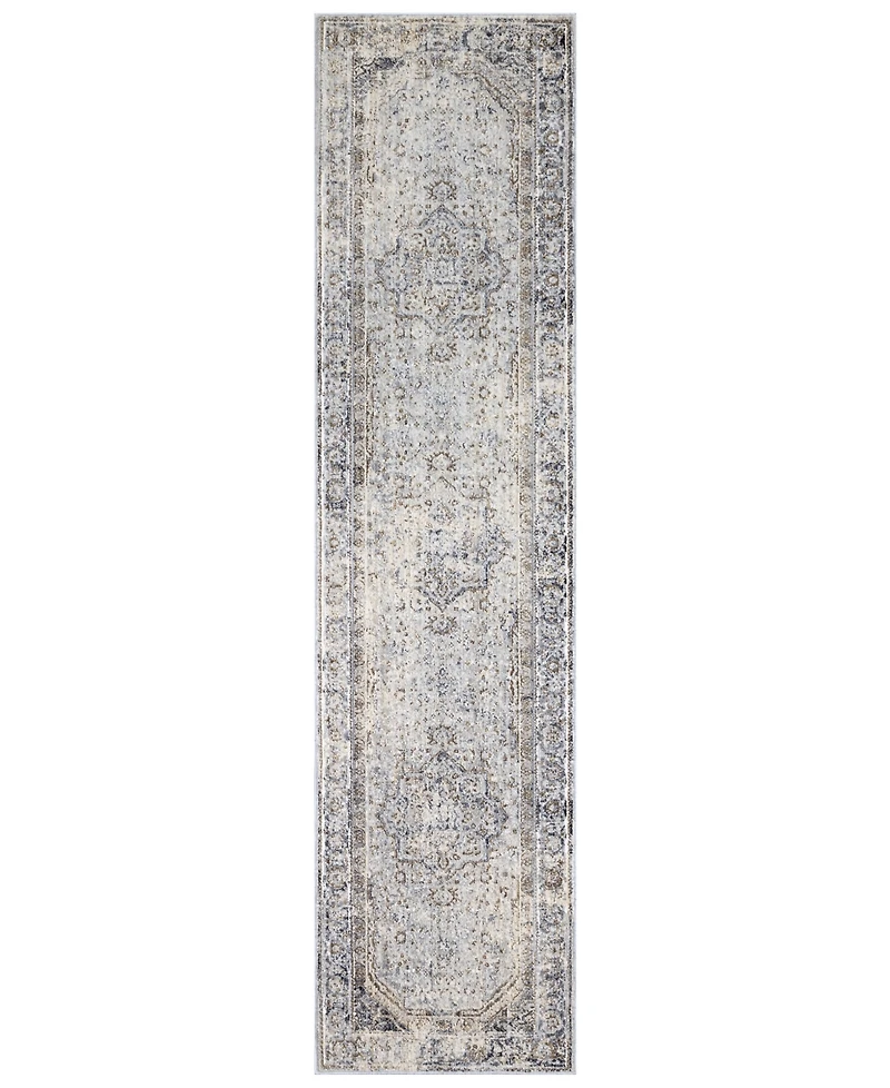 Livabliss Liverpool Lvp-2302 Charcoal 2'7" x 10'3" Runner Area Rug