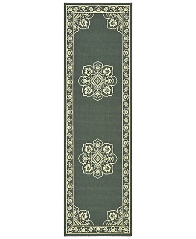 Oriental Weavers Marina 7764 2'3" x 7'6" Indoor/Outdoor Runner Area Rug