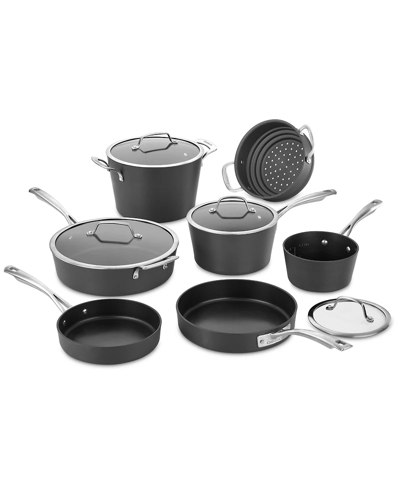 Cuisinart Contour Hard-Anodized Nonstick 13-Pc. Cookware Set