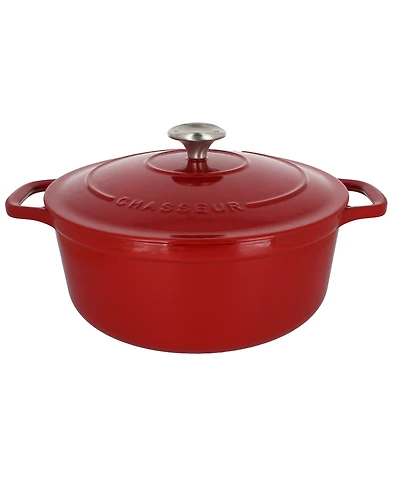 Chasseur French Enameled Cast Iron 3.25 Qt. Round Dutch Oven
