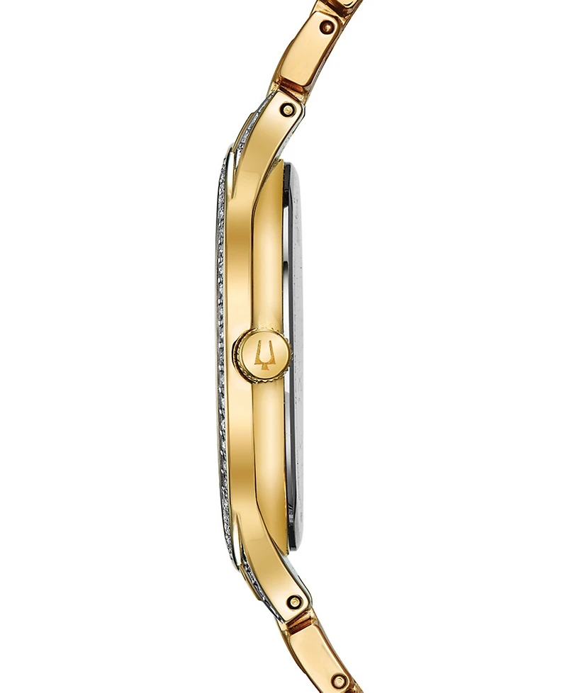 Bulova Men's Phantom Crystal-Accent Two-Tone Stainless Steel Bracelet Watch 40mm