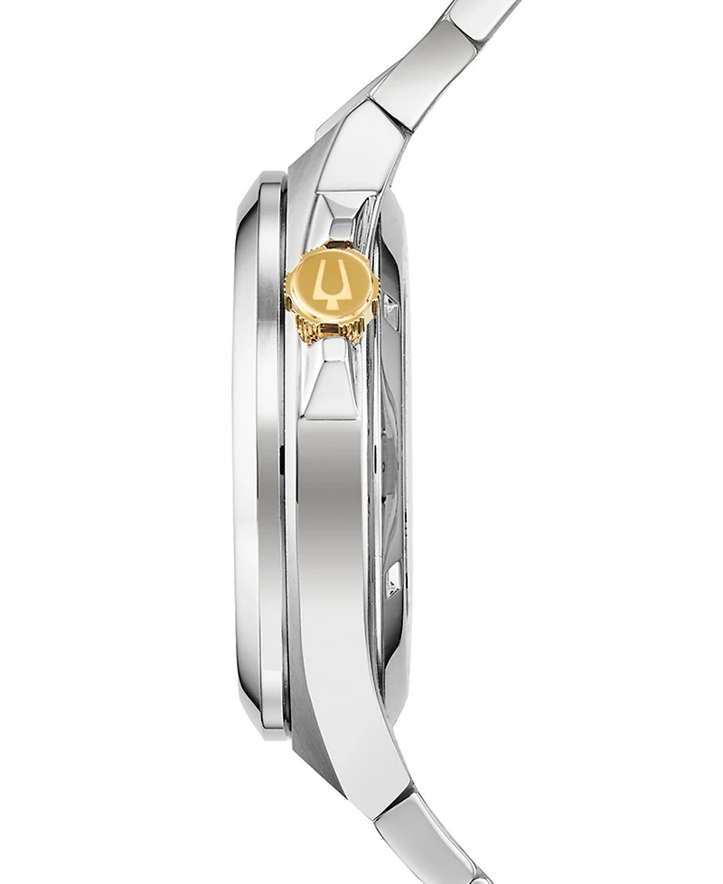 Bulova Men's Automatic Maquina Stainless Steel Bracelet Watch 46mm