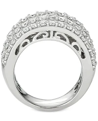 Diamond Five Row Band (5 ct. t.w.) 14k White, Yellow or Rose Gold