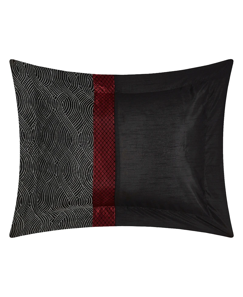 Stratford Park Corell Black 7-Pc. Comforter Set, California King