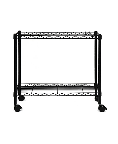 Oceanstar Portable 1-Tier Metal Rolling File Cart