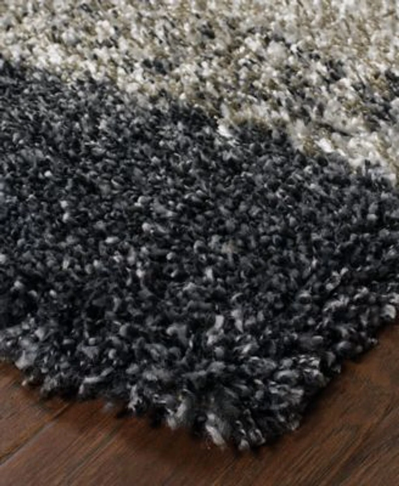 Oriental Weavers Henderson Shag 531z1 Gray Charcoal Area Rug