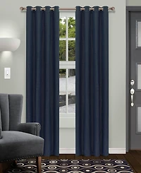 Superior Shimmer Abstract Room Darkening Modern Wrinkle Resistant 2-Piece Curtain Set with Grommet Header Top, 52" X 84"
