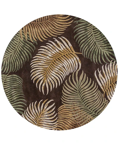 Kas Havana Fern View 7'6" Round Area Rug