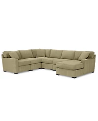 Radley Fabric 6-Pc. Chaise Sectional with Corner, Created for Macy's